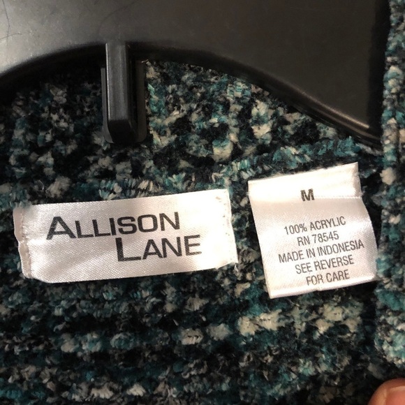 Allison Lane - Knit Zip-Up Sweater - Sz M - Picture 3 of 5